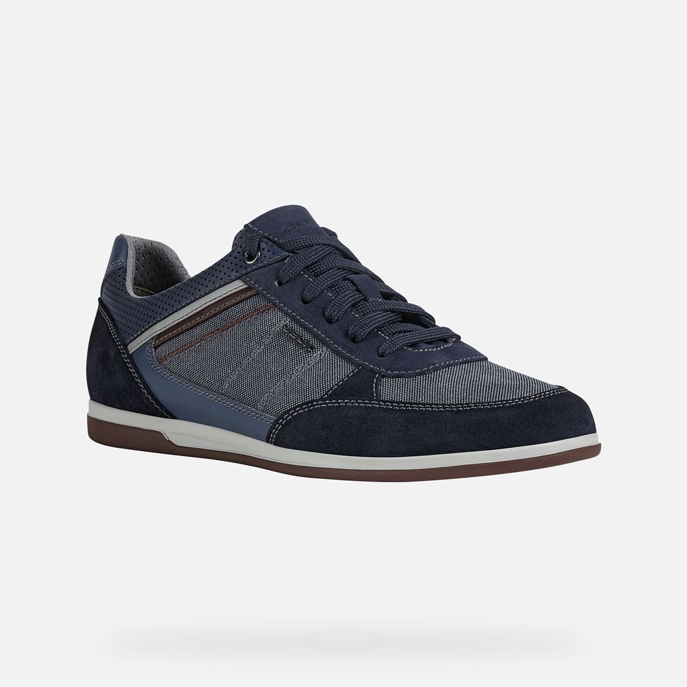 Geox Sneakers Navy Renan - Geox Mens Shoes - CZSBUX946